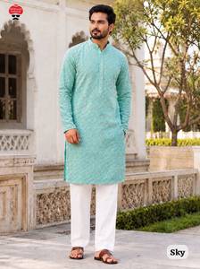 Pyjama élégant Kurta pour hommes par l'exportateur en gros Fabzone - Product Image 4
