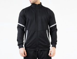 Ensemble de survêtement décontracté d'hiver personnalisé avec capuche, pantalon de jogging léger en polyester/nylon, couleur unie - Product Image 1