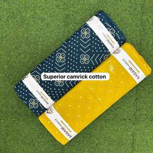 Auténtica Tela de Algodón Cambric con Estampado, Tacto Suave, Colores Duraderos y Diseños Elegantes, Perfecta para Uso Diario y Festivo de Mujeres - Product Image 3