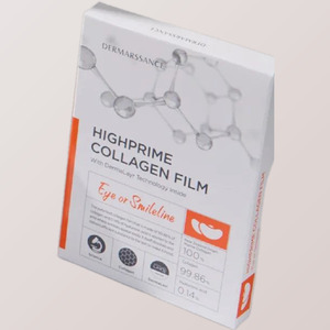 Mascarilla de colágeno para ojos coreana K-Beauty Dermarssance High Prime Collagen Film Eye Or Smile Line 5 piezas Hecho en Corea - Product Image 2