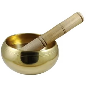 Bol chantant tibétain vintage en métal pour la méditation, la thérapie sonore, le yoga, la guérison et la relaxation - Product Image 1