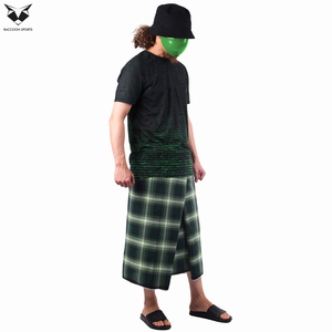 Izar Lungi Tradicional a Cuadros para Hombre, Tela de Algodón Transpirable, Prenda de Oración Musulmana, Pantalón Modesto Ligero con Patrón a Cuadros para Hombre - Product Image 3