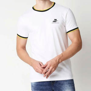 Camiseta básica de alta calidad, tela suave y transpirable a bajo precio, hecha en Pakistán, camisetas básicas para hombre - Product Image 1