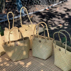 Las Mejores Bolsas de Mano para Mujer a Precio Económico, Bolsas de Playa de Paja de Seagrass, Bolsos de Mano para Mujer - Product Image 6