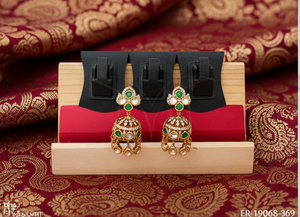 Pendientes Festivos Indios de Primera Calidad para Bodas, Fiestas de Mehendi, Pendientes Elegantes para Novias, Precio al por Mayor - Product Image 4