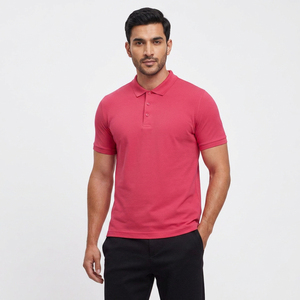 Polo pour homme de qualité supérieure avec fentes latérales, col en piqué de coton, vêtements décontractés pour entreprise, fabricant de vêtements OEM ODM - Product Image 3