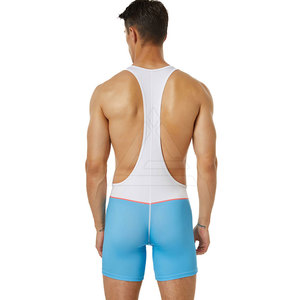 Wrestling <b>Singlets</b> Lightweight And Breathable Fabric <b>For</b> <b>Men</b> Training Practice Gym Workout And Sports Competition Use - Product Image 6