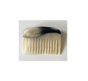 Peine de cuerno natural elegante para el cuidado del cabello, desenredante, accesorio de belleza profesional para peluquería y salón, acabado suave - Product Image 5