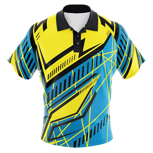 Unisex Blue Black Sublimation <b>Boxing</b> Polo <b>Shirt</b> Moisture Wicking Quick Dry Regular Fit Front Logo Print Waterproof - Product Image 5