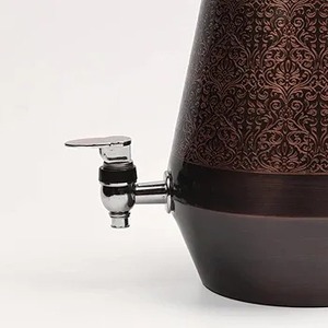 Premium Pure Copper Double Wall Eco-Friendly <b>Water</b> Dispenser with Elegant Traditional Design for Healthy Drinking <b>Water</b> - Product Image 3