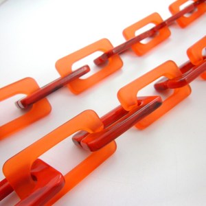 <b>Resin</b> Material and Custom Color Availability Handmade Large <b>Resin</b> Chain Links with Transparent Colorful <b>Epoxy</b> <b>Resin</b> - Product Image 2