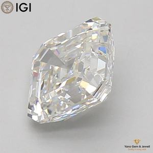 Diamante CVD Cultivado en Laboratorio de 5.00 Quilates, Corte Asscher, Color F, Claridad VS1, con Certificado IGI, para Anillo de Compromiso Personalizado - Product Image 6