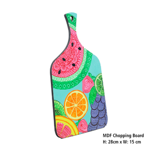 Planche à découper ronde imprimée de haute qualité pour fromages et fruits, design élégant à prix réduit - Product Image 6