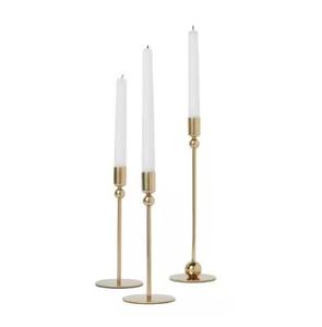 <b>Matte</b> Candlestick Holders Solid Metal Candle Holders Set Decorative Candle Stand for Weddings & Events <b>Table</b> Decoration - Product Image 2