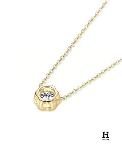 Pendentif élégant en forme de fleur serti de diamants, collier en or 14K/18K avec diamants de laboratoire/naturels, fournisseur de bijoux en gros - Product Image 5