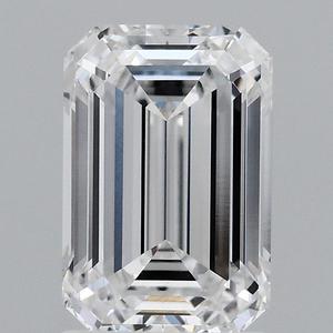 EMERALD 2,1 D VVS2 Corte de Diamante Suelto con claridad EX 8,88-5,92-3,95 Profundidad 61 Tabla IGI 66,7 Profundidad - Product Image 1