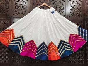 Purple Ethnic Dupatta <b>Shawl</b> Bombay Cotton Silk Georgette Border Women <b>Wedding</b> Party Scarf For Women - Product Image 4