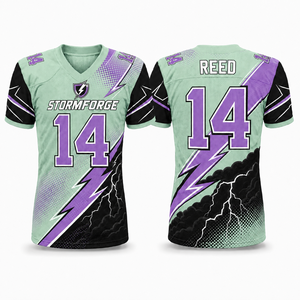 Uniformes de Fútbol Americano Personalizados Premium al por Mayor, Transpirables, de Poliéster, con Impresión por Sublimación, Proveedor de Marca Privada - Product Image 6