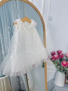 Vestido de Fiesta Personalizable ODM/OEM para Niñas de 1 a 10 Años, Estilo Casual, Maxi, con Lentejuelas y Encaje, Ecológico, de Alta Calidad, Simple y Único - Product Image 3