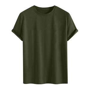 T-shirt Homme Personnalisé Coupe Droite 100% Coton 250 g/m² Grande Taille Épais Respirant Séchage Rapide Épaules Tombantes Manches Courtes - Product Image 1