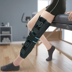 Genouillère à rotule longue de qualité supérieure, protection professionnelle, respirante, antidérapante, avec soutien de compression réglable pour - Product Image 3