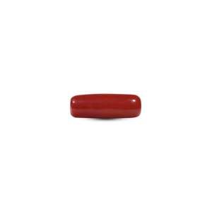 High Quality 7.25 Ct Natural Red Coral Rough Cabochon Loose Gemstone for Jewelry - Product Image 1