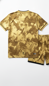 Conjunto de Camiseta y Pantalones Cortos de Voleibol Cyber Negros Mate Personalizados al por Mayor, Uniforme de Equipo Transpirable OEM, Ropa Deportiva Sublimada - Product Image 2