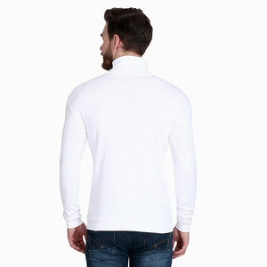 Pull à col roulé OEM, pull à col roulé pour homme en marque privée, pull à col roulé en tricot de haute qualité, pull à col roulé coupe classique - Product Image 2