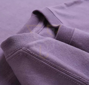 เสื้อยืดแขนสั้นผู้ชาย ผ้าฝ้าย ทรงหลวม ดีไซน์ไหล่ตก ลายเรียบ พิมพ์โลโก้ได้ สไตล์สตรีทแวร์ ทรงพอง - Product Image 3