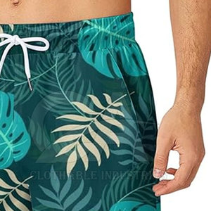 Trendy <b>Men</b> Swim Shorts Tropical Print Quick Dry Summer Beachwear Wholesale <b>Men</b> Luxury Swim <b>Trunks</b> Quick Dry - Product Image 5