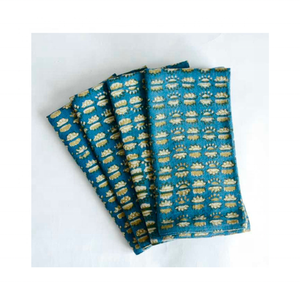 Imprimé Organic Vibe 100% Coton Brodé Golf 42x42cm 124 GSM Motif Abstrait Certifié ISO Marque Privée Serviettes En Coton - Product Image 1