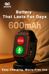 2025 QC V22 GPS <b>Smart</b> Watch for Elderly <b>WiFi</b> SOS Call Fall Detection Heart Rate Blood Pressure Sleep Monitor IP67 Waterproof VS3 - Product Image 3
