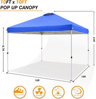 Tente à baldaquin robuste quatre saisons, type extensible, une chambre, imperméable pour camping en plein air, fêtes de jardin et événements en extérieur