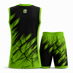 Ensemble d'uniformes de football 7v7 sublimés personnalisés de haute qualité, respirants, sans manches, maillot et short de flag football pour jeunes et adultes, tenue d'équipe - Product Image 2