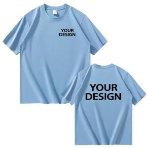 T-shirts en coton pour hommes et femmes, impressions personnalisées, vêtements décontractés amples, personnalisez votre logo - Product Image 4