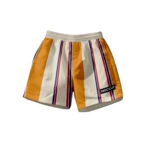 Service OEM Short de gymnastique d'été Meilleur short en coton taille moyenne style de rue décontracté à motif d'impression numérique grande taille délavé - Product Image 2