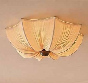 Luminaire de plafond en tissu écologique moderne, design artisanal léger, pour salon, décoration intérieure - Product Image 2