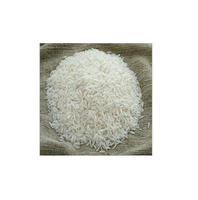 Riz Basmati Blanc à Grains Moyens 1121, Variété Courante Séchée, Texture Ferme, Riz Alimentaire Premium