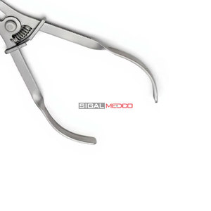 Dental Ivory Light Rubber Dam Clamp Forceps Plier Restorative Endodontic German Stainless Steel Manual Precision Instrument - Product Image 4