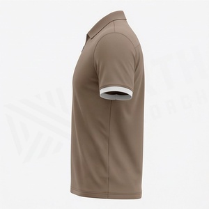 เสื้อโปโลแขนสั้นคอลเลคชั่นผู้ชายปี 2025 ผ้าฝ้าย คอซิป ไซส์ใหญ่ ลายเรียบ สีตามสั่ง เสื้อฤดูร้อน - Product Image 3