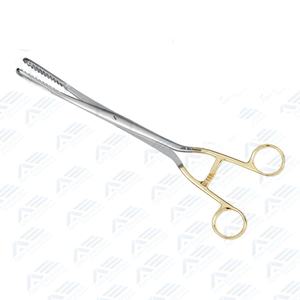 Pinces d'hiver pour placenta utérin et ovule, droites et incurvées, instruments chirurgicaux de qualité supérieure Instruments médicaux Outils médicaux - Product Image 1
