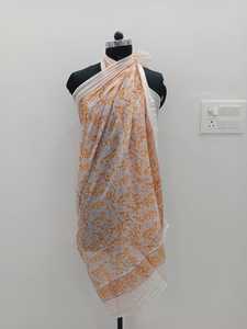 Paréo en coton imprimé indien fait main, motif floral, léger, pour la plage, idéal pour les vacances d'été, pour femme - Product Image 4