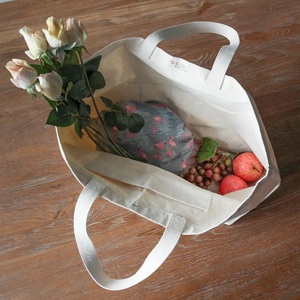 Sac fourre-tout en toile simple pour le bureau et l'école, au style minimaliste et d'une qualité robuste - Product Image 6