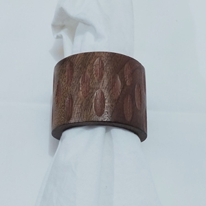 Handcrafted Carved Wooden Napkin Ring <b>Rustic</b> Farmhouse <b>Dining</b> <b>Table</b> Decor Accessory for Modern <b>Table</b> <b>Settings</b> - Product Image 2