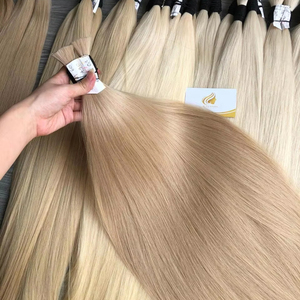 Extensions de cheveux vierges Remy 100% naturels vietnamiens, cuticules alignées, couleur claire, 8-32 pouces, 100 grammes, cheveux bruts en vrac - Product Image 1