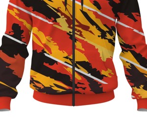 Sudadera con Capucha Personalizada OEM, Sublimada, con Cierre Completo, de Poliéster, para Gimnasio - Product Image 6