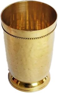 Hammered Brass Mint Julep Cup Classic Vintage Style Cocktail Mug Handcrafted Solid Brass <b>Drinkware</b> for Bar Home Decor - Product Image 3