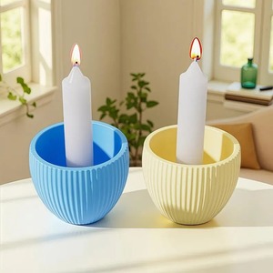 Luxury Elegant Handmade Resin <b>Candle</b> Holder <b>Set</b> Custom New Design for Home Decorative and Wedding Pack of - Product Image 1