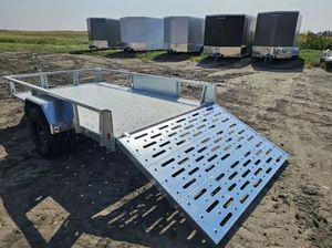 Unused 2024 6' x 10' Galvanized Steel Utility <b>Trailer</b> Low Price - Product Image 3