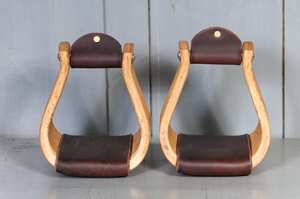 Estribos de Madera Personalizados de Alta Calidad para Carreras de Caballos, Color y Tamaño Personalizables, Equipo de Equitación con la Seguridad en Primera Línea, SKI - Product Image 3